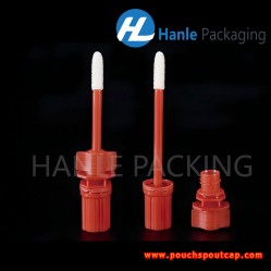 Dia 7mm plastic spout caps for lipstick, stand up pouch spout and nail polish pouch lid - HL070DT